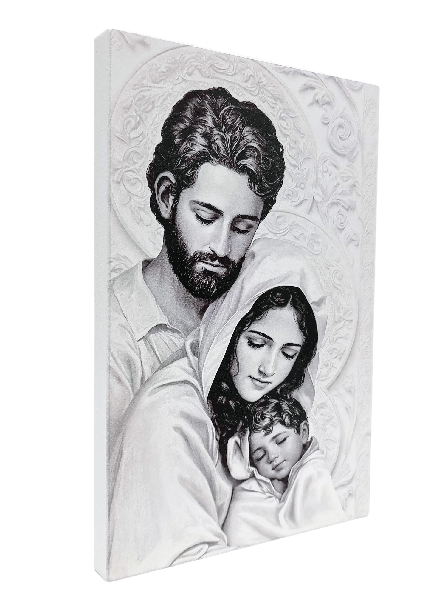 Obraz Święta Rodzina Czarno – Biały XL1 CB 40X 65 cm