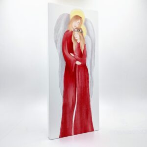 Obraz Para Aniołów Czerwona Rozmiar L nr. 28