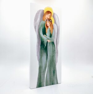 Obraz Para Aniołów Miętowa Rozmiar L nr. 29