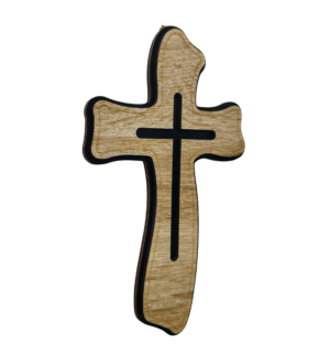 Krzyż wiszący drewniany KW2