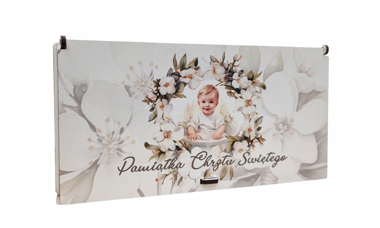 Pudełko upominkowe Pamiątka Chrzest PC11