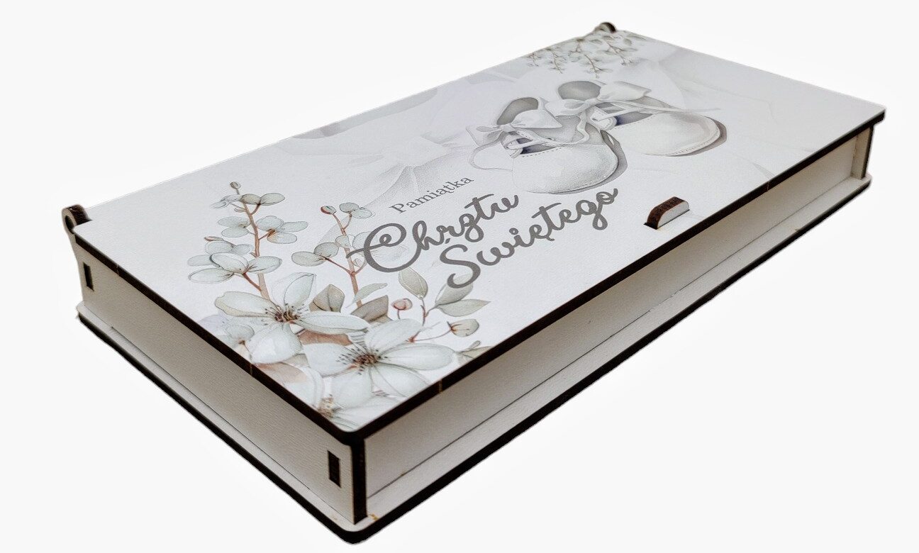 Pudełko upominkowe Pamiątka Chrzest PC12 - obrazek 2