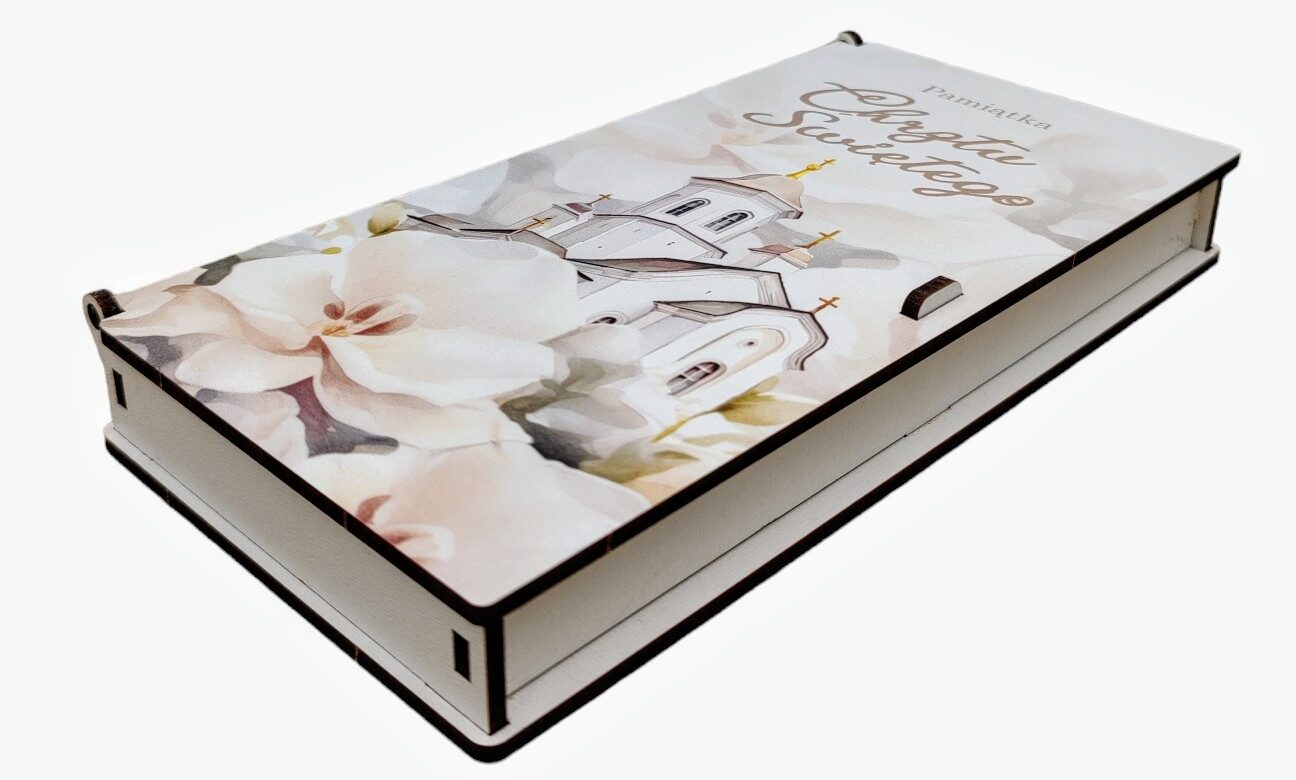 Pudełko upominkowe Pamiątka Chrzest PC13 - obrazek 2