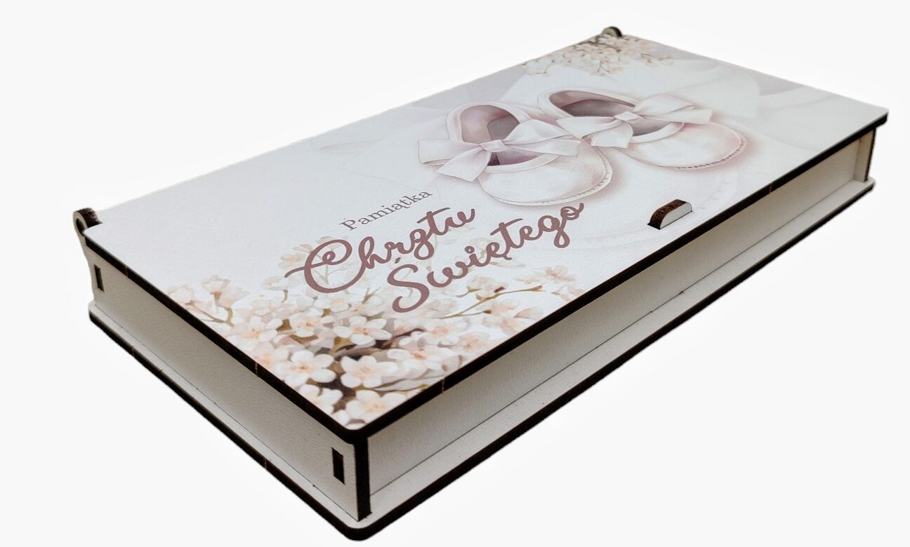 Pudełko upominkowe Pamiątka Chrzest PC6 - obrazek 2