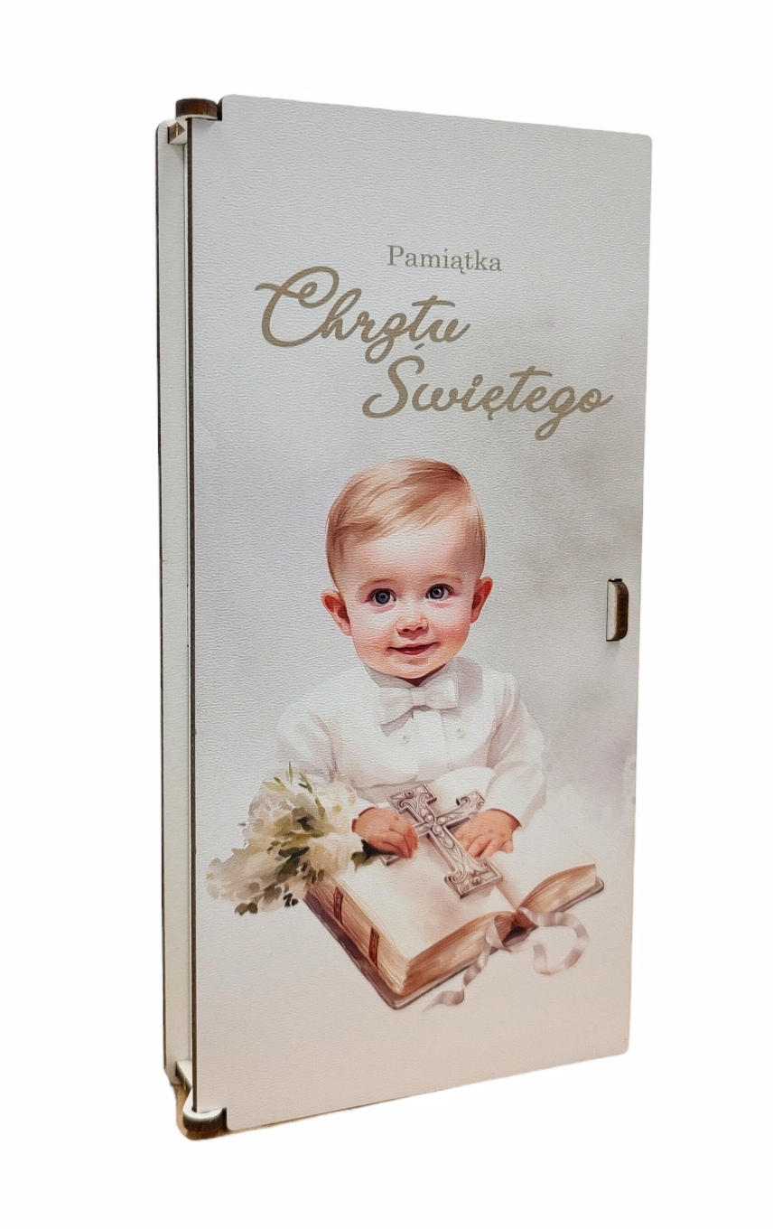 Pudełko upominkowe Pamiątka Chrzest PC9