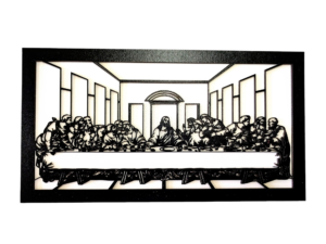 Obraz drewniany na ścianę ażurowy Ostatnia Wieczerza