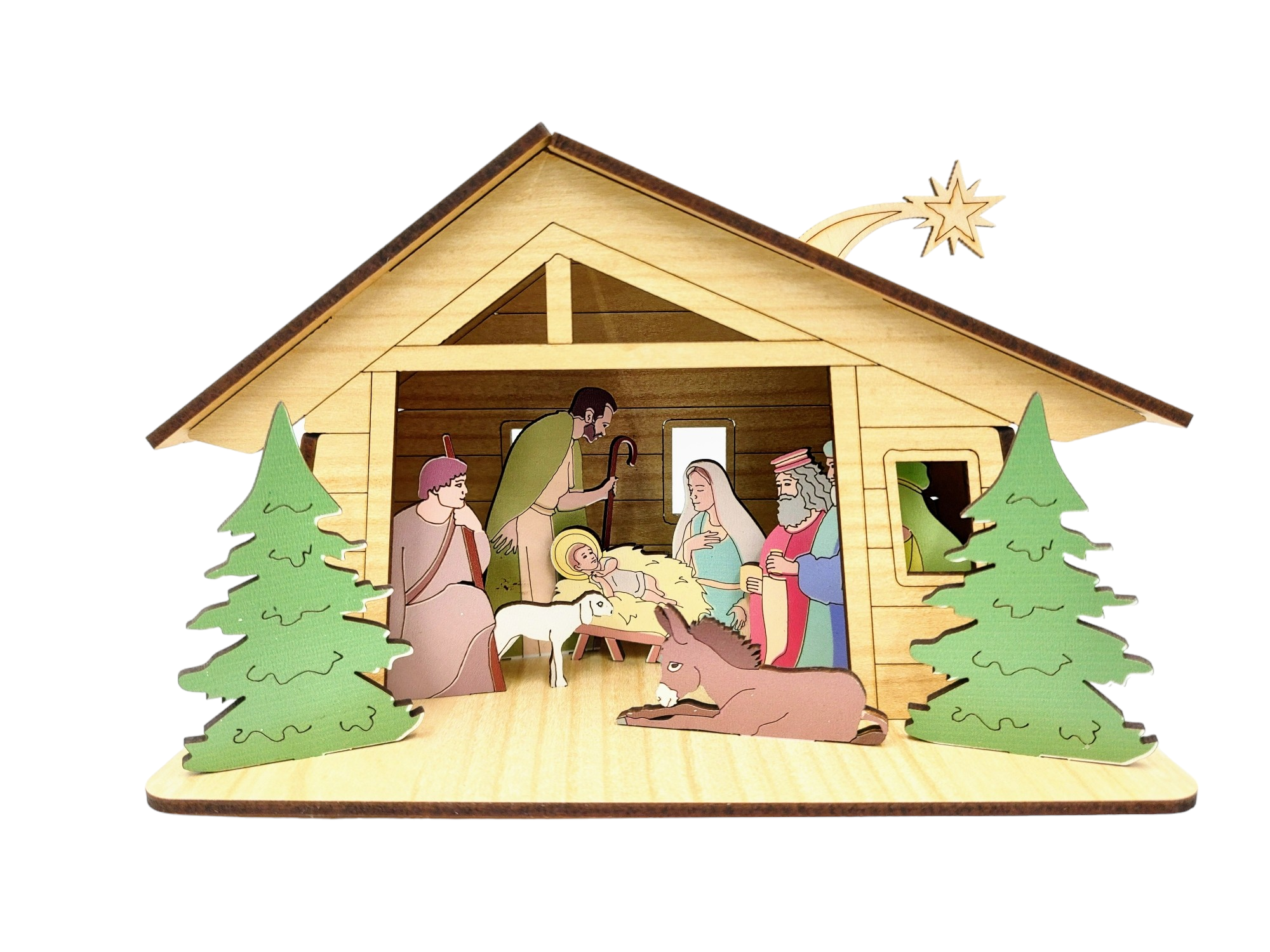 Szopka Bożonarodzeniowa LED SZ1