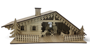 Szopka Bożonarodzeniowa LED SZ6 60cm