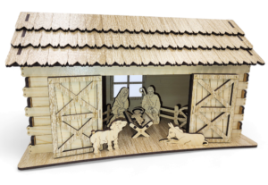 Szopka Bożonarodzeniowa LED SZ4