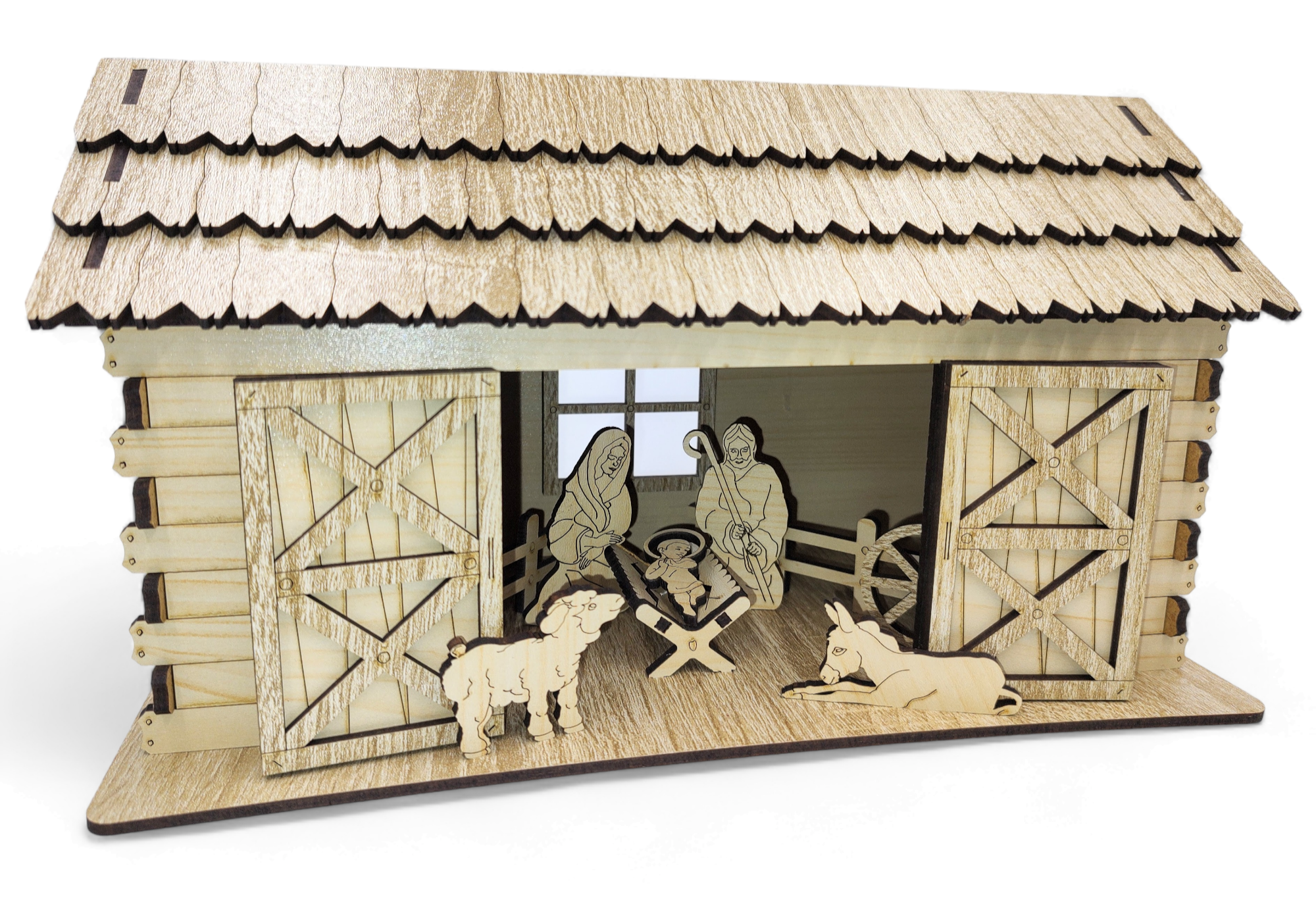 Szopka Bożonarodzeniowa LED SZ4