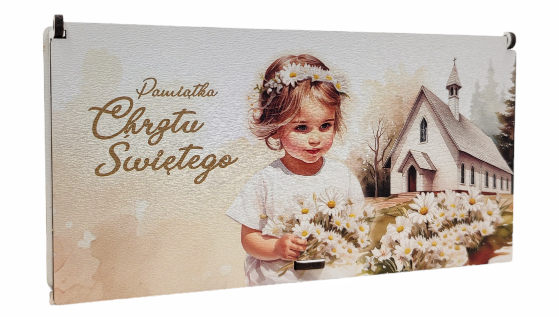 Pudełko upominkowe Pamiątka Chrzest PC1