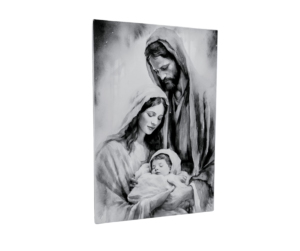 Obraz Święta Rodzina Czarno - Biała XL36 40 x 65 cm