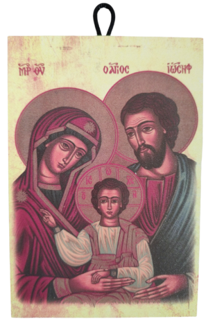 Obrazek z wizerunkiem Świętej Rodziny - T4