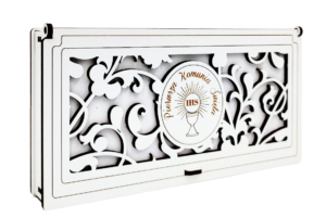 Pudełko na I Komunię Świętą - na pieniądze PK4