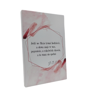 Obraz Cytat C2 18x27 cm