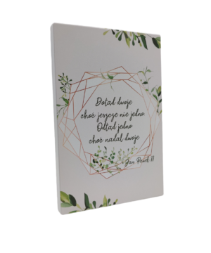 Obraz Cytat C7 18x27 cm