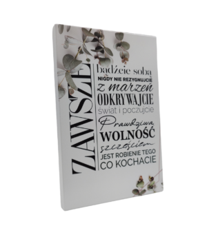Obraz Cytat C9 18x27 cm