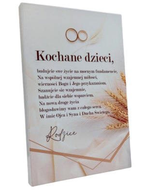 Obraz Błogosławieństwo Rodziców Pamiątka Ślubu B1