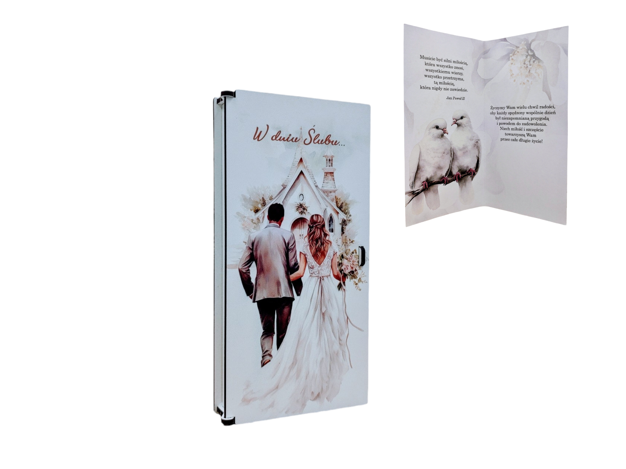 Pudełko upominkowe Pamiątka Ślub PŚ1 - obrazek 3