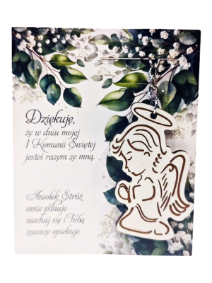 Podziękowanie dla Gości na Komunię Świętą - Breloczek
