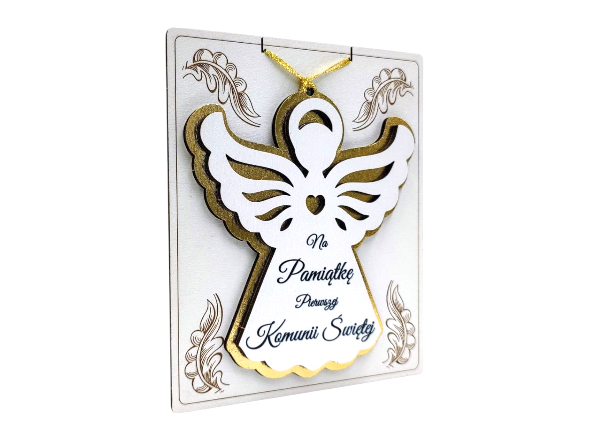 ANIOŁ ZAWIESZKA Pamiatka I Komunii Świetej AZ5 - obrazek 3