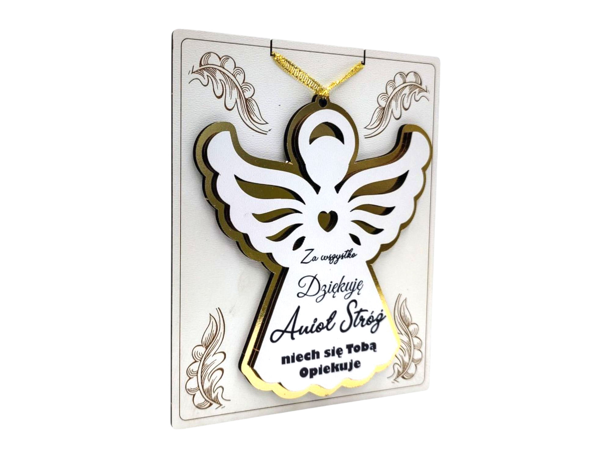 ANIOŁ ZAWIESZKA „Za wszystko Dziękuję – niech się Tobą opiekuje” AZ4 - obrazek 2