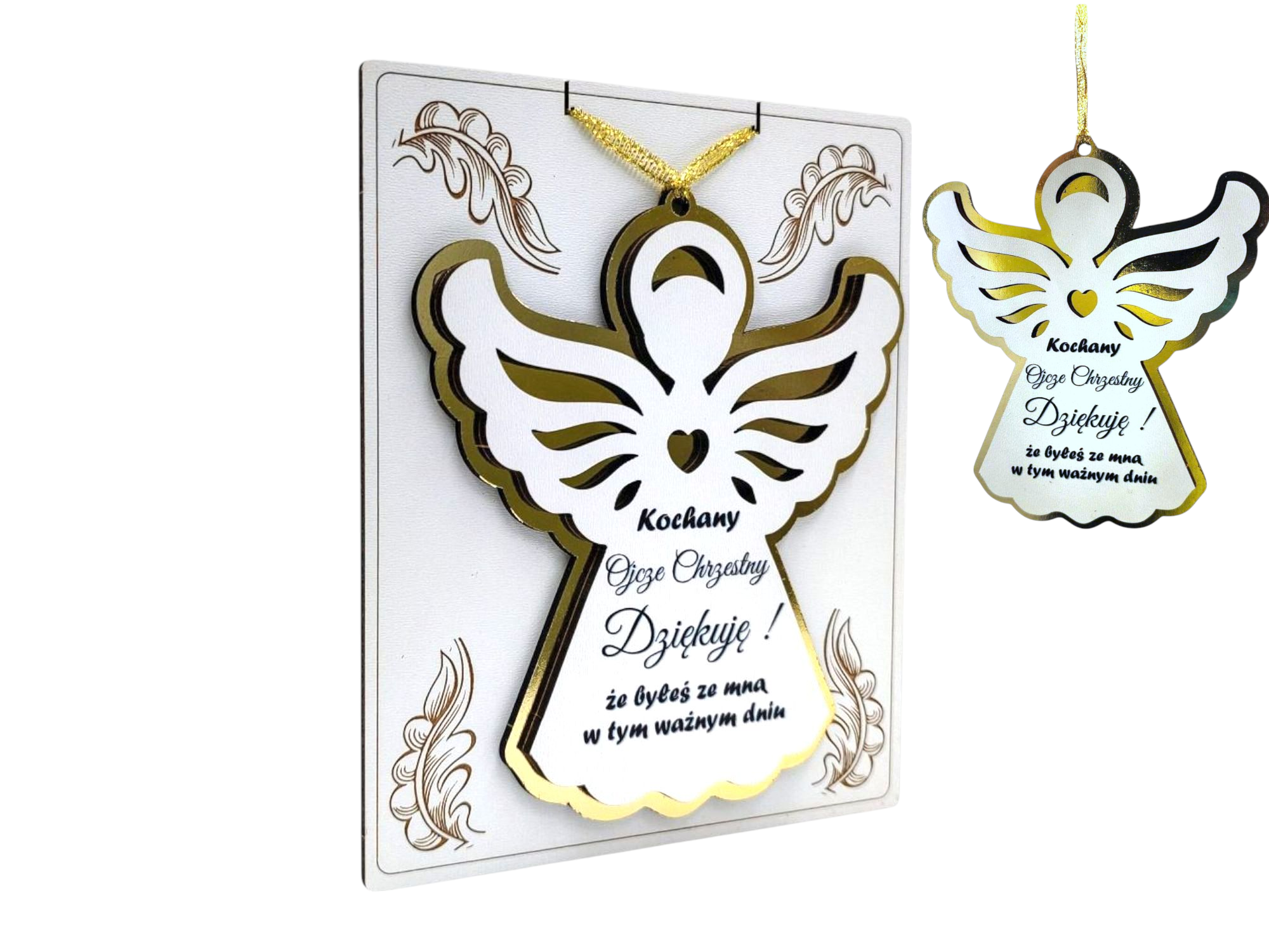 ANIOŁ ZAWIESZKA Podziękowanie dla Ojca Chrzestnego AZ7