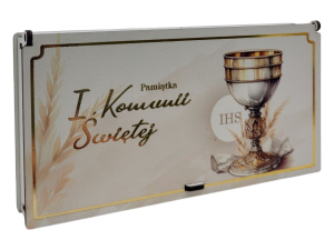 Pudełko na I Komunię Świętą - na pieniądze PK11
