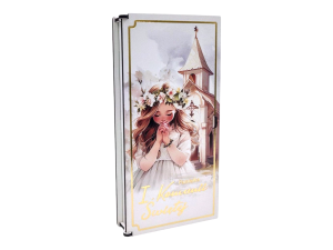 Pudełko na I Komunię Świętą dla Dziewczynki- na pieniądze PK5