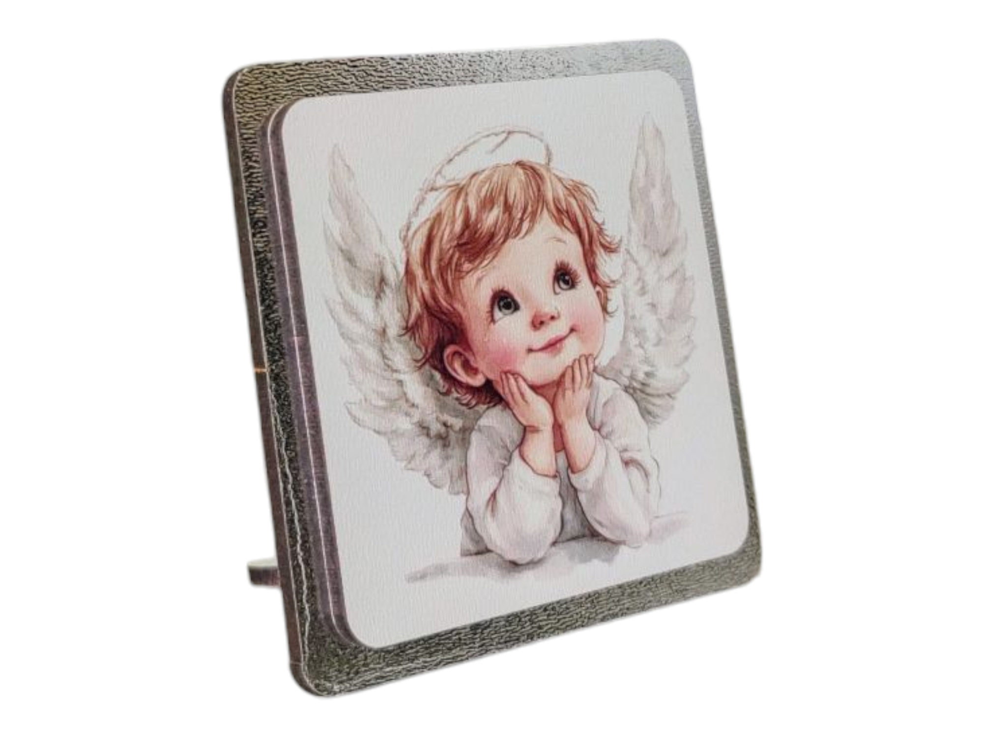 Pudełko z Aniołkiem Stróżem - Prezent, na Chrzest , Narodziny , Roczek PZO4 - obrazek 2