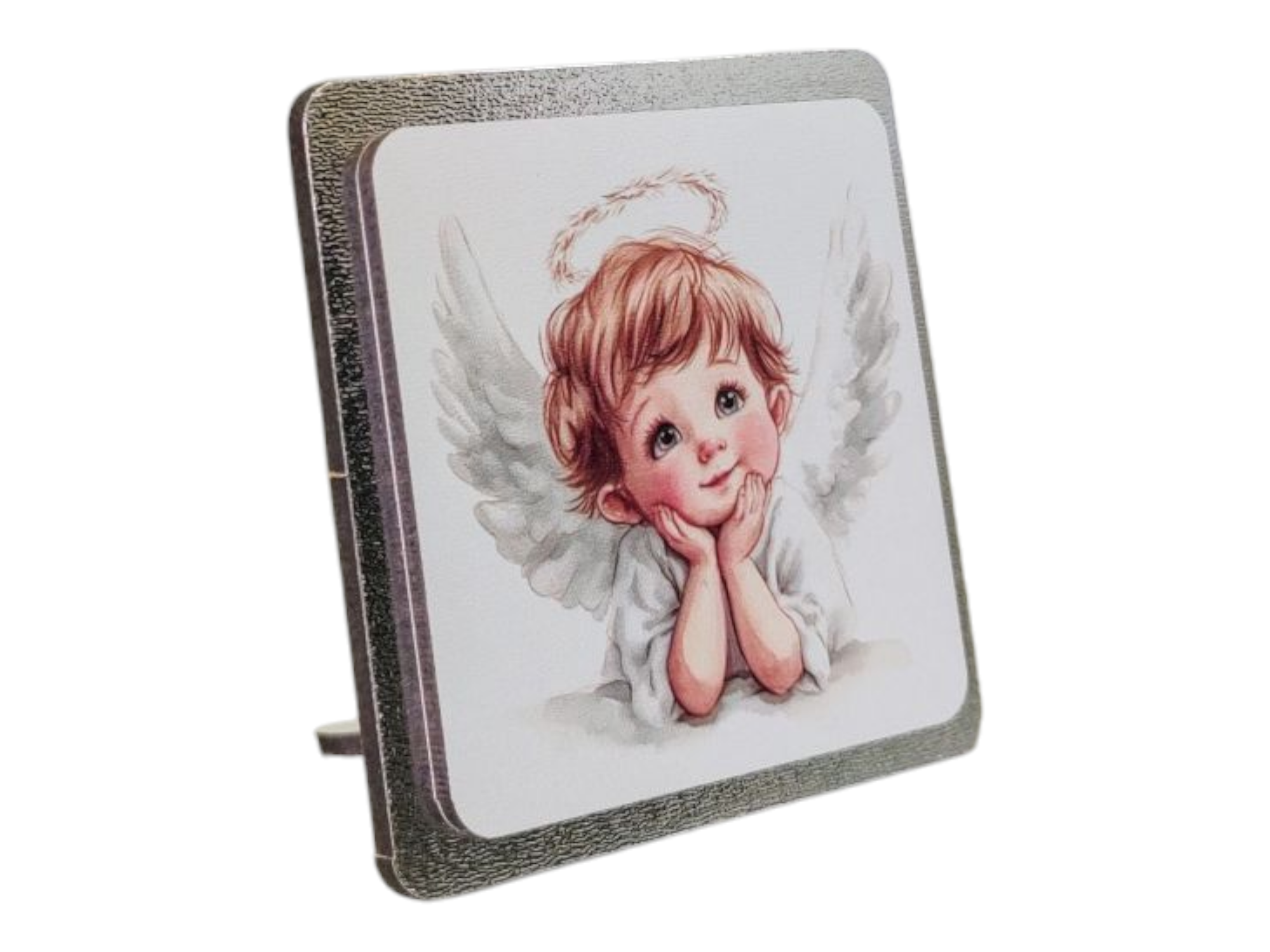 Pudełko z Aniołkiem Stróżem - Prezent, na Chrzest , Narodziny , Roczek PZO6 - obrazek 3