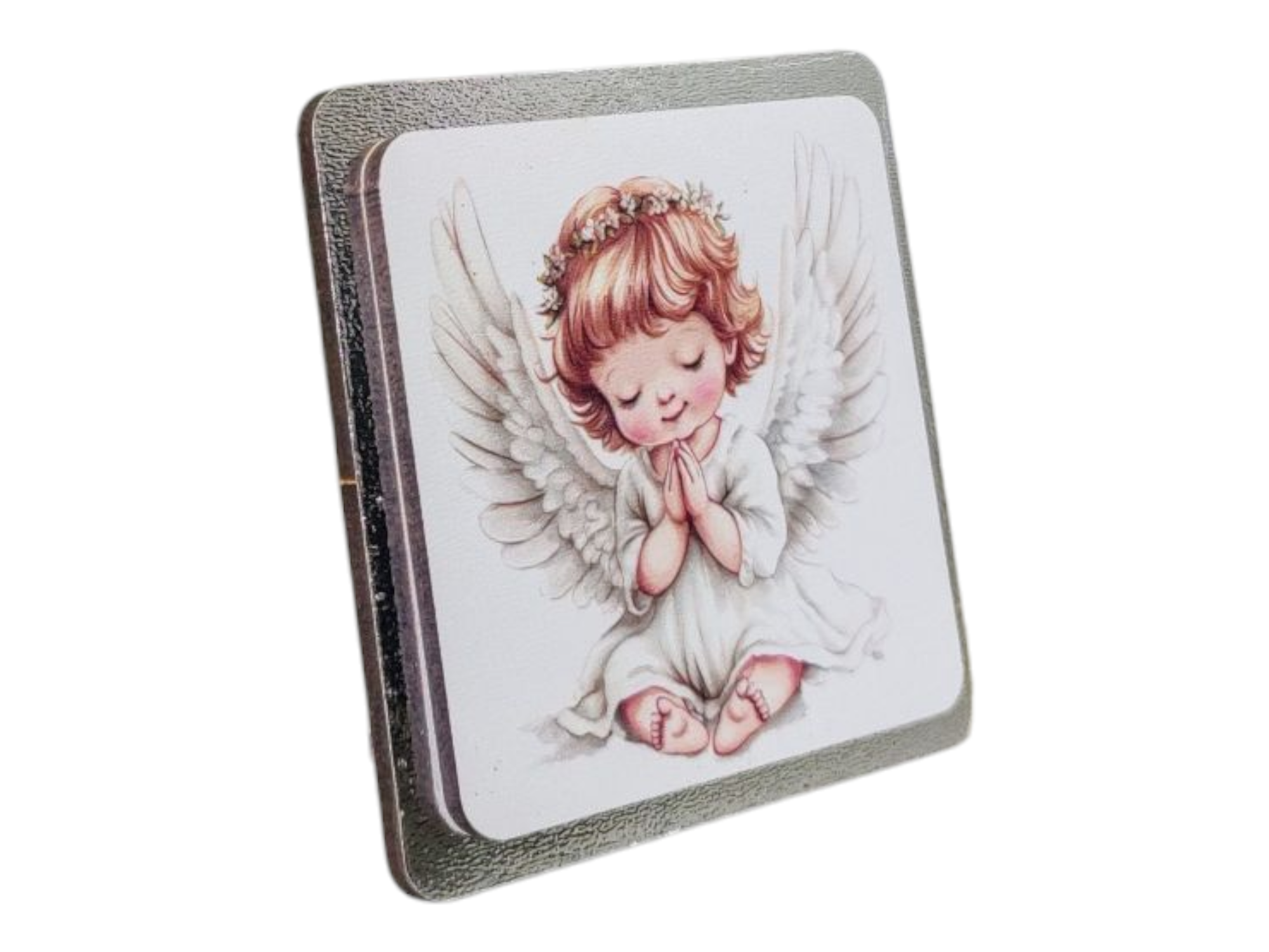 Pudełko z Aniołkiem Stróżem - Prezent, na Chrzest , Narodziny , Roczek PZO3 - obrazek 2