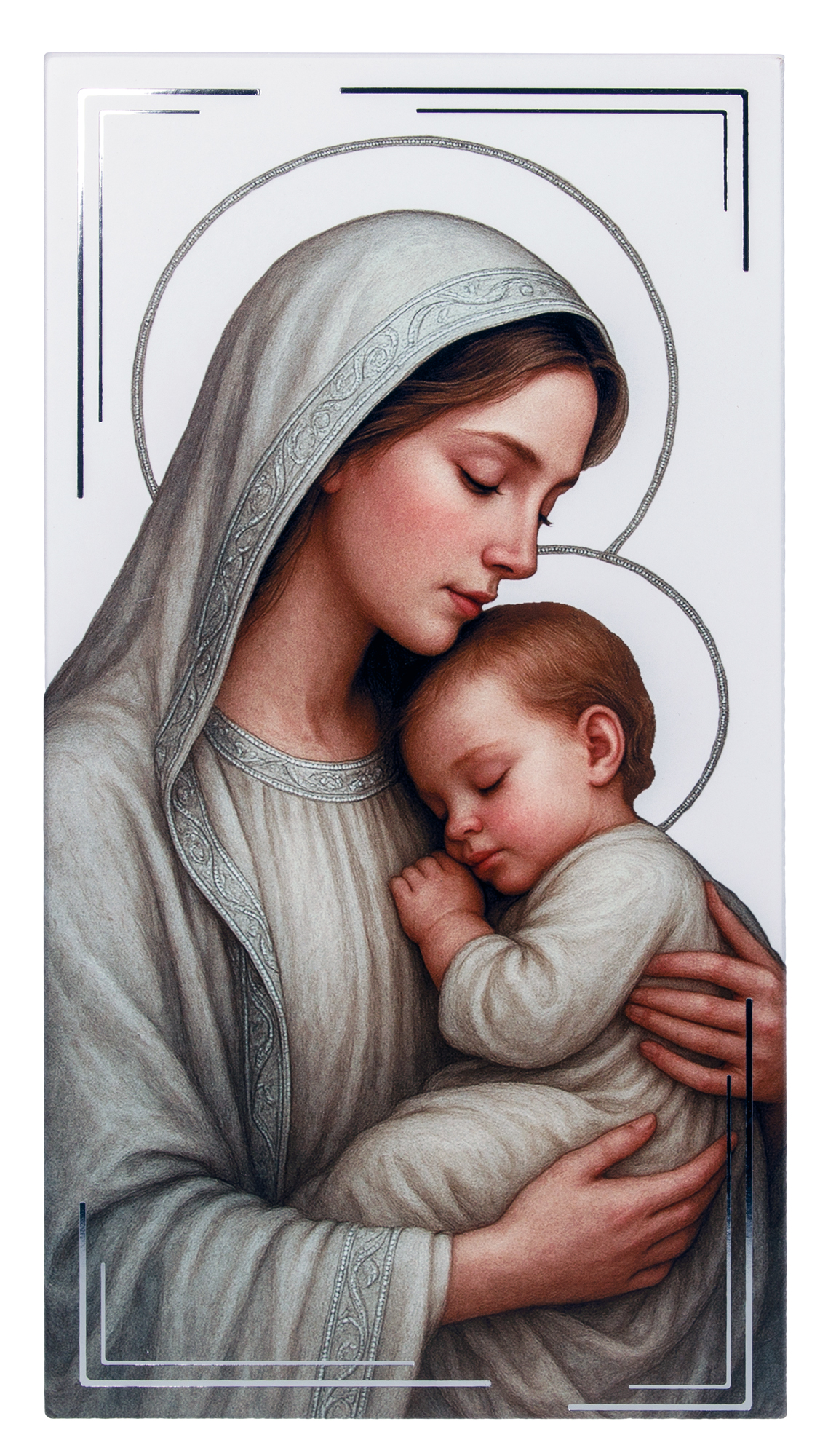 Obraz Matka Boska z Dzieciątkiem. L213 18x33cm - obrazek 2