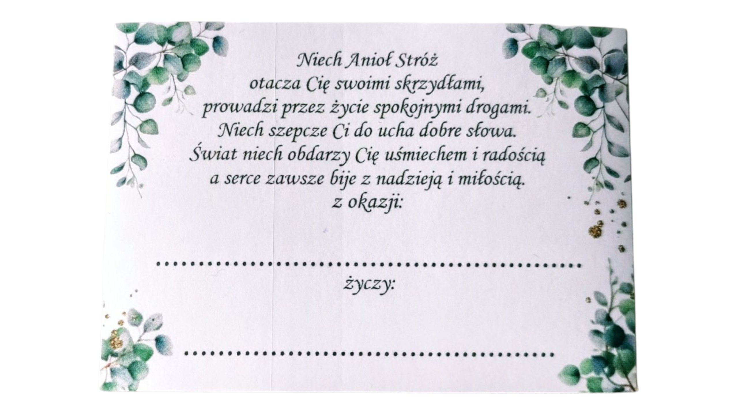 Obrazek Aniołek kwadrat K200 13x13cm - obrazek 4