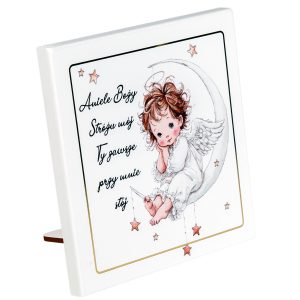 Obrazek Aniołek kwadrat K201 13x13cm