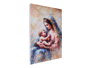 OBRAZ MARYJA MATKA BOSKA Z DZIECIĄTKIEM XL49 40 X 65 CM