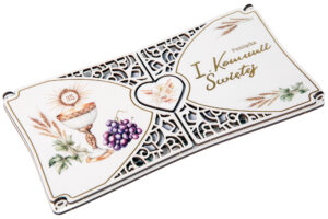 Pamiątka I Komunii Świetej - Elegancka kartka KNDK5