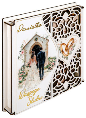 Pamiątka Ślub- eleganckie pudełko PNDŚ3